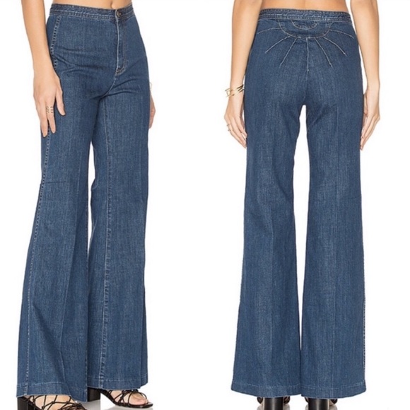 Free People Denim - FREE PEOPLE | Ray of Sunshine Flare Leg Jeans